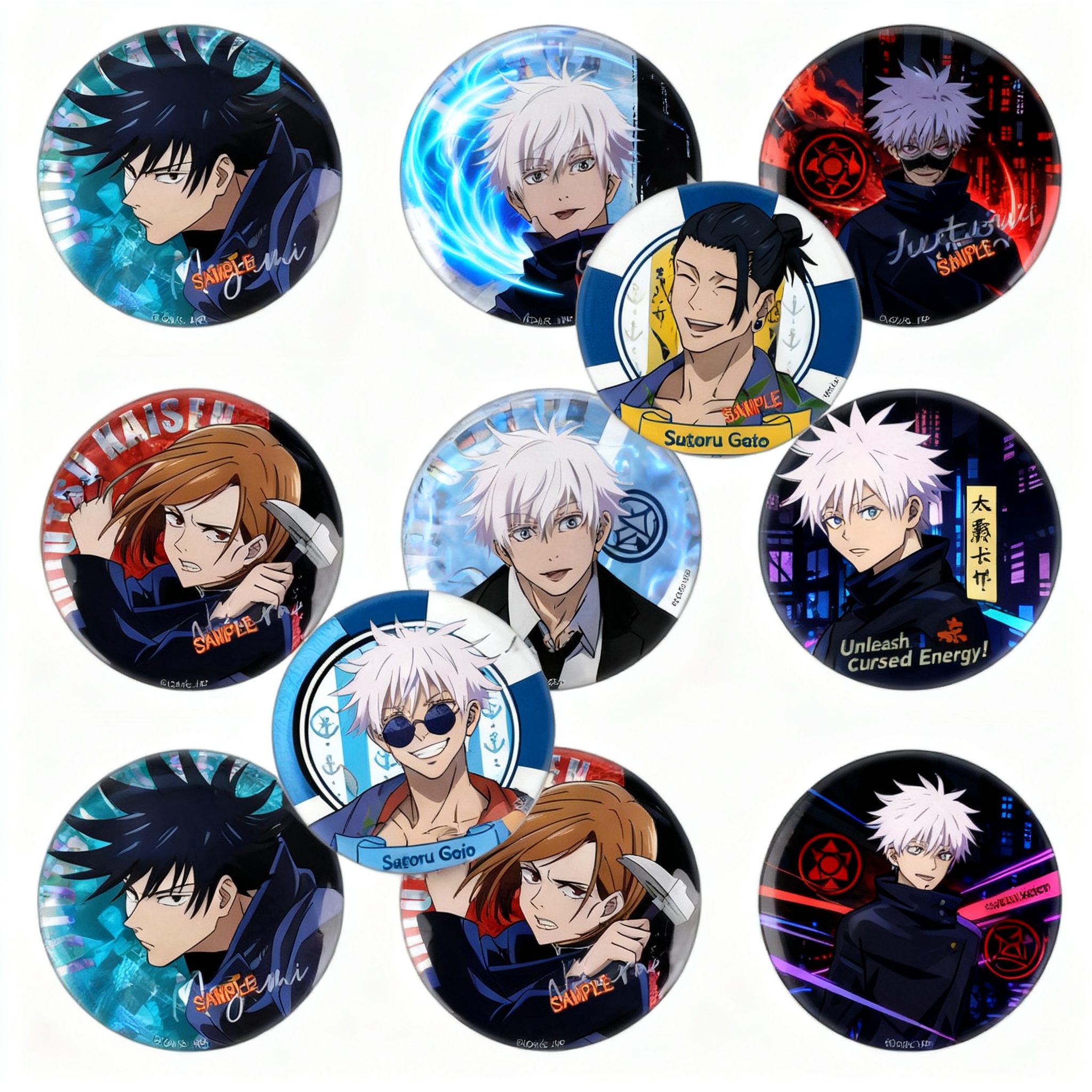 Premium Anime Merchandise - Jujutsu Kaisen Badge Third Wave Satoru