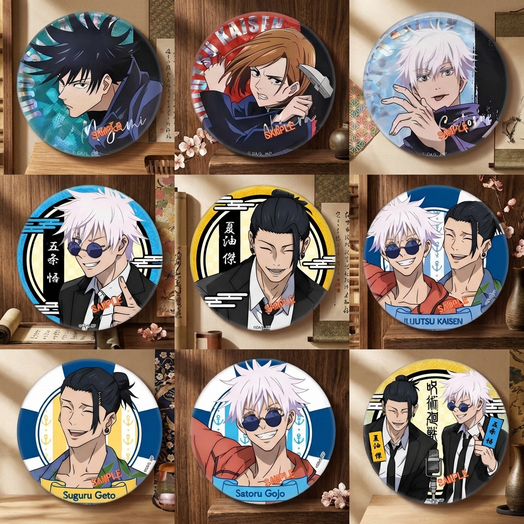 Premium Anime Merchandise - Jujutsu Kaisen Badge Third Wave Satoru