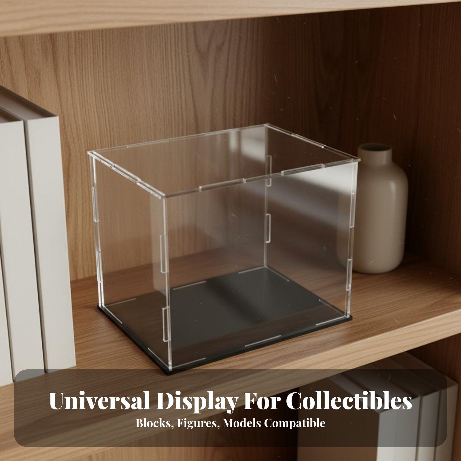 Figure Display Box - Acrylic Display Case High Clarity Acrylic