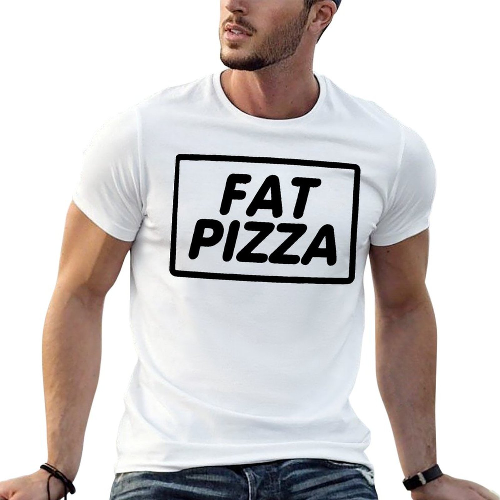 Anime Merchandise Logo - Fat Pizza Logo Merchandise T-Shirt anime