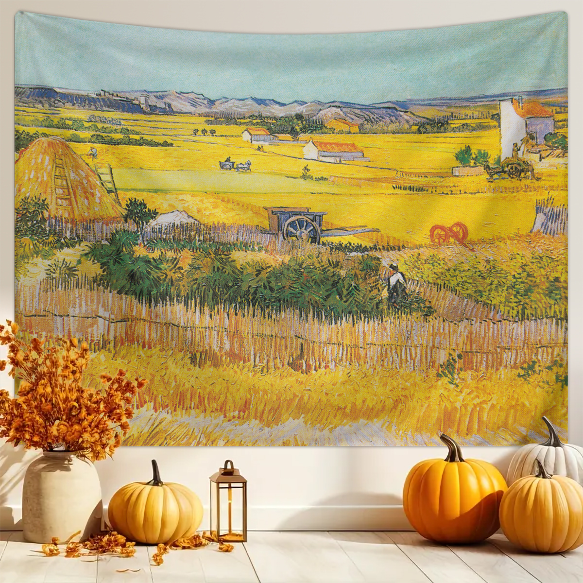 Wall Scroll Tapestry - 1pc Van Gogh's vintage oil painting
