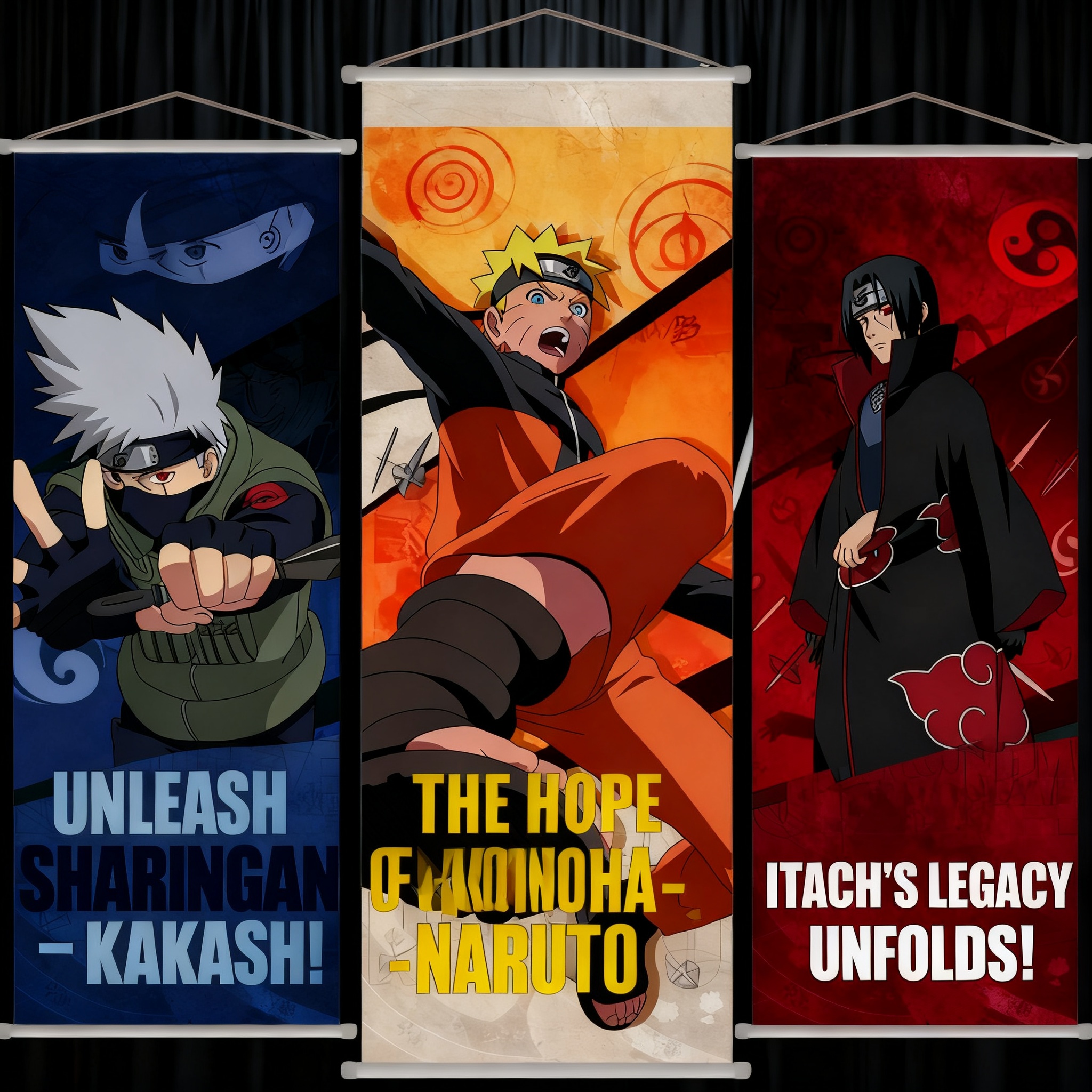 Anime Merchandise In Japan - Naruto Anime Uzumaki Long Scroll Wall