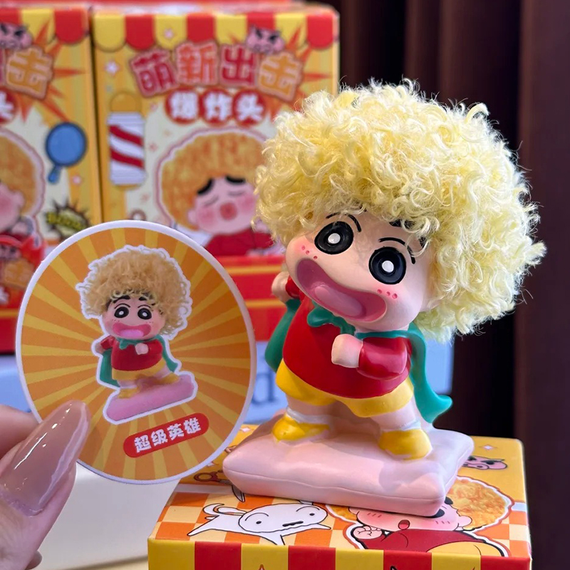 Newbie Attack Afro Crayon Shin - Anime Merchandise In Japan ulasan dan harga