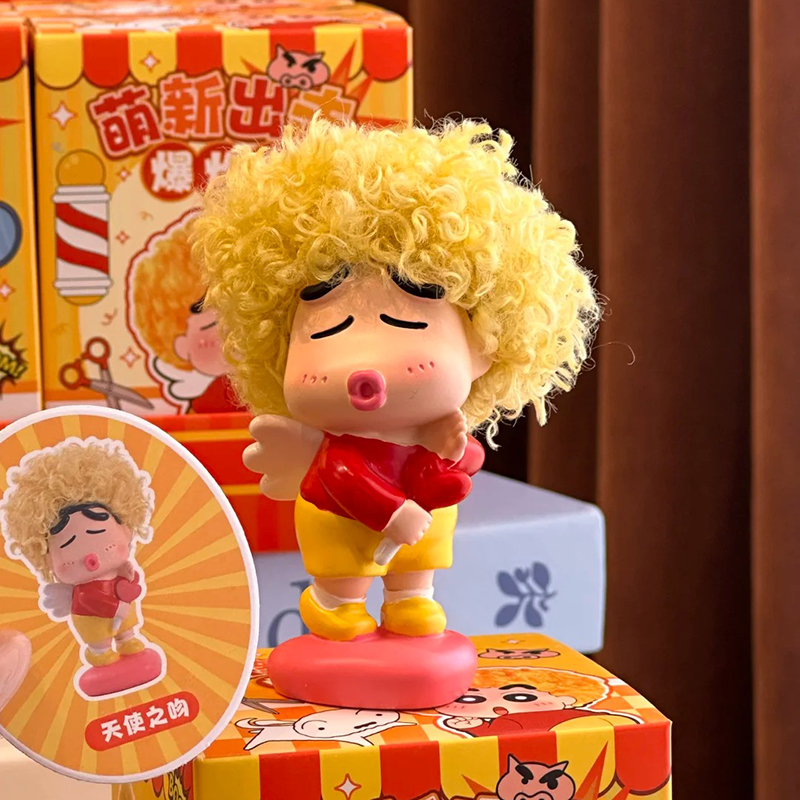 Newbie Attack Afro Crayon Shin - Anime Merchandise In Japan ulasan dan harga