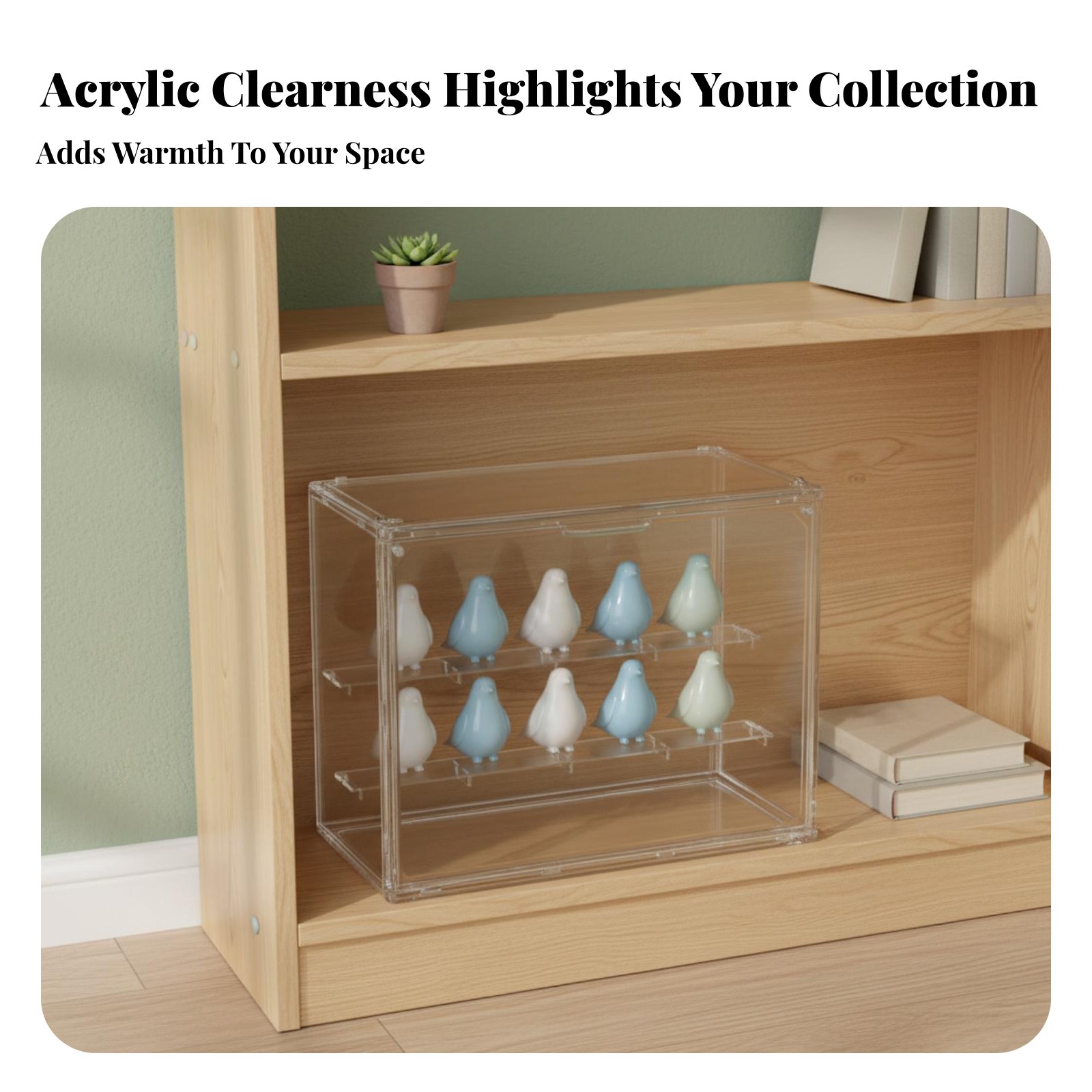 Clear Acrylic Display Case Hig - Figure Display Box ulasan dan harga