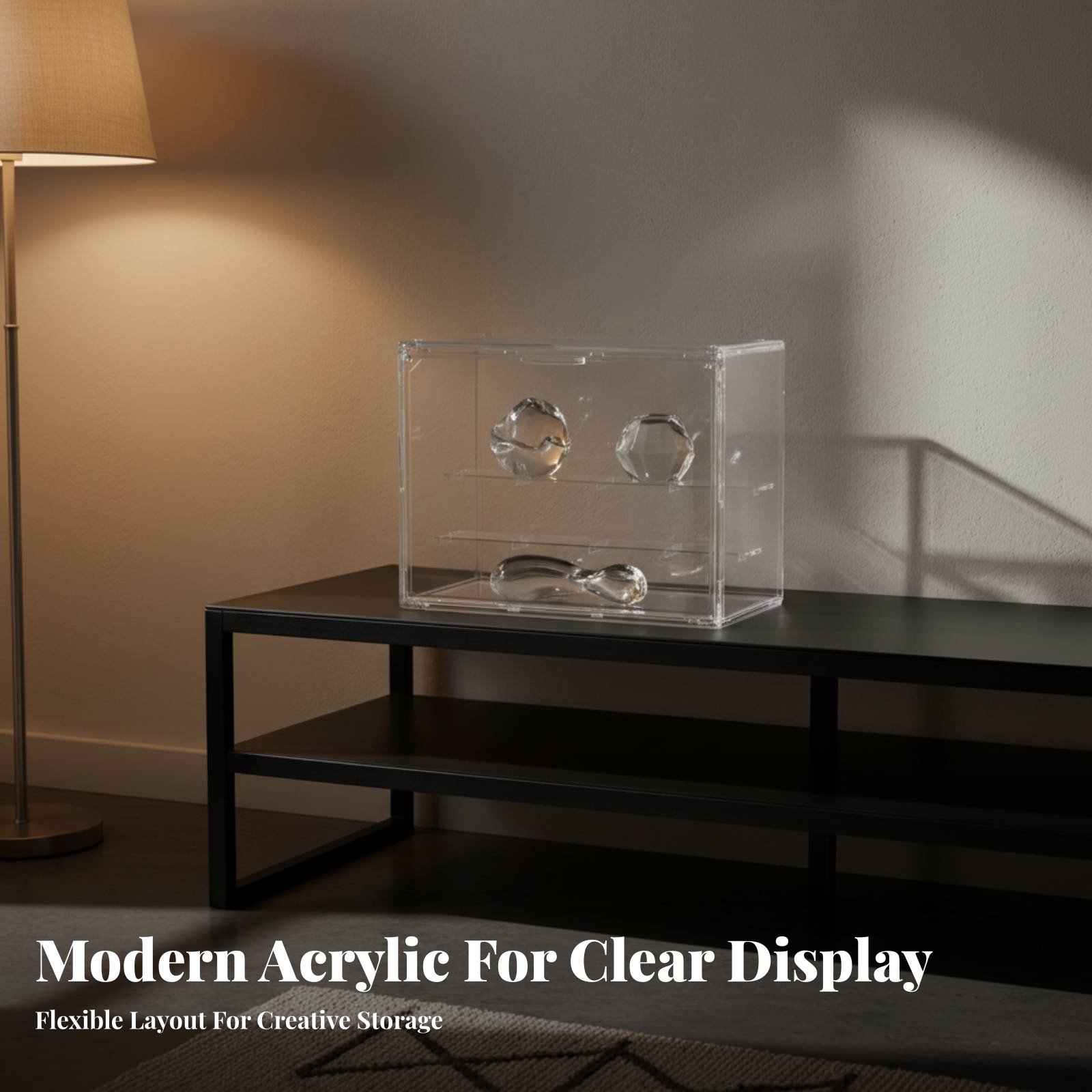 Clear Acrylic Display Case Hig - Figure Display Box ulasan dan harga