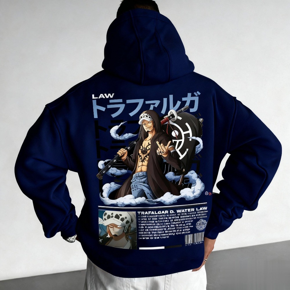 Trafalgar Law One Piece Hoodie - Anime Merchandise Store Japan ulasan dan harga