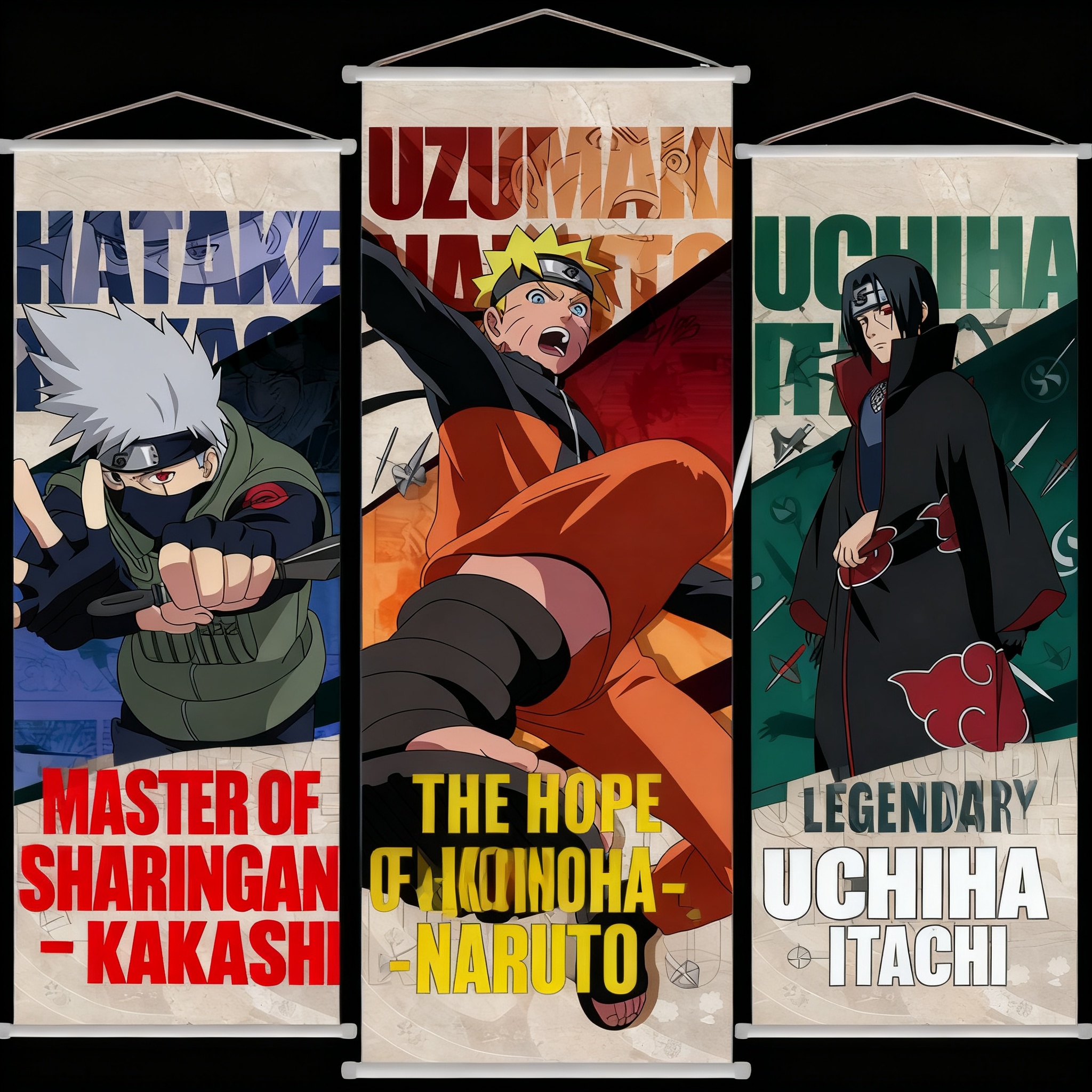 Naruto Anime Wall Hanging Scro - Anime Merchandise In Japan ulasan dan harga