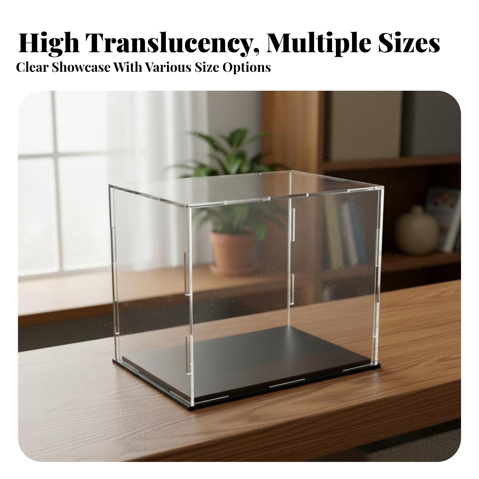 Acrylic Display Case High Clar - Figure Display Box ulasan dan harga