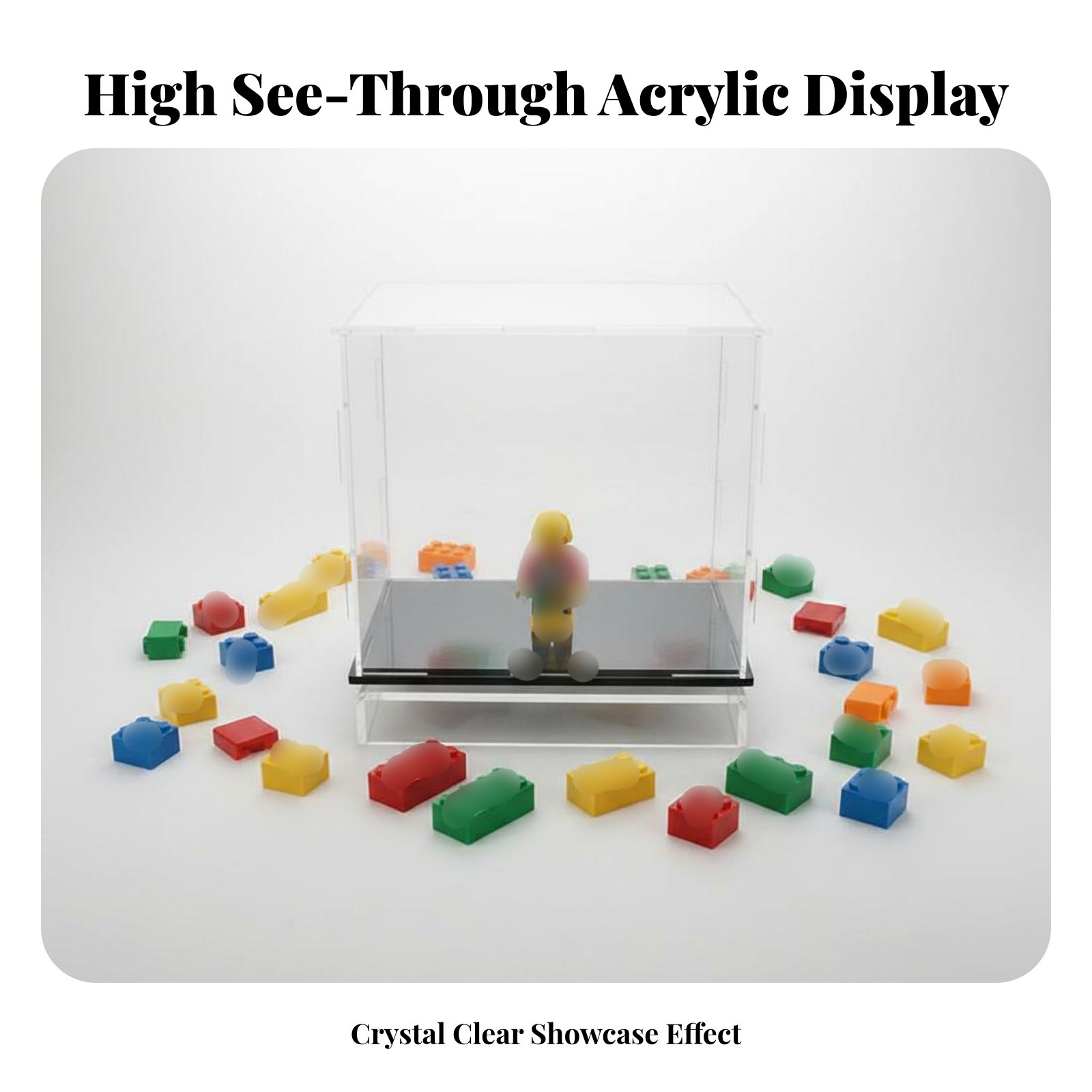 Acrylic Display Case High Clar - Figure Display Box ulasan dan harga