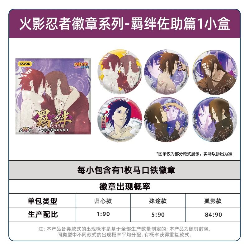 Authentic Kayou Naruto Badge S - Official Merchandise Anime ulasan dan harga