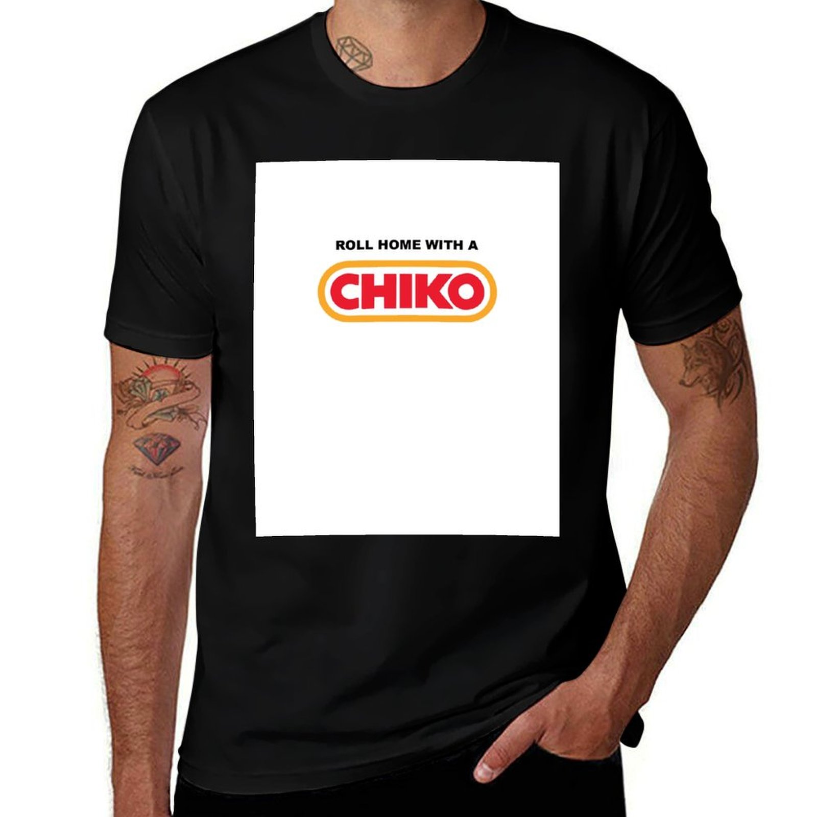 Chiko Roll Logo Merchandise T- - Anime Merchandise Logo ulasan dan harga