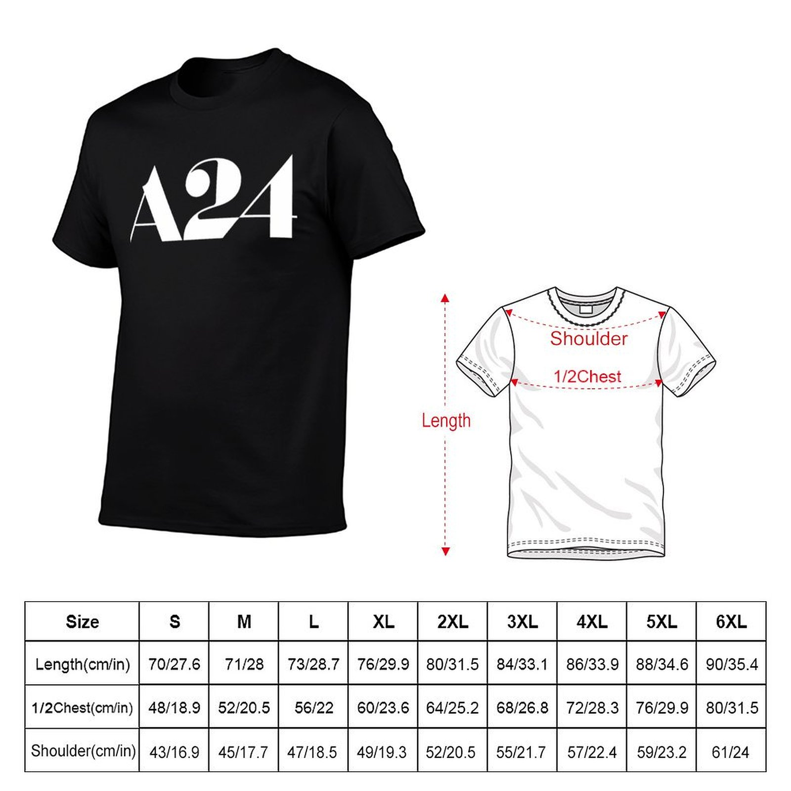 A24 logo Merchandise T-Shirt f - Anime Merchandise Logo ulasan dan harga