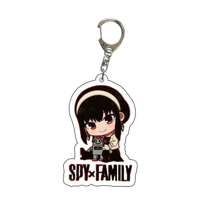 Spy x Family Acrylic Keychain  - Anime Cosplay Merchandise ulasan dan harga