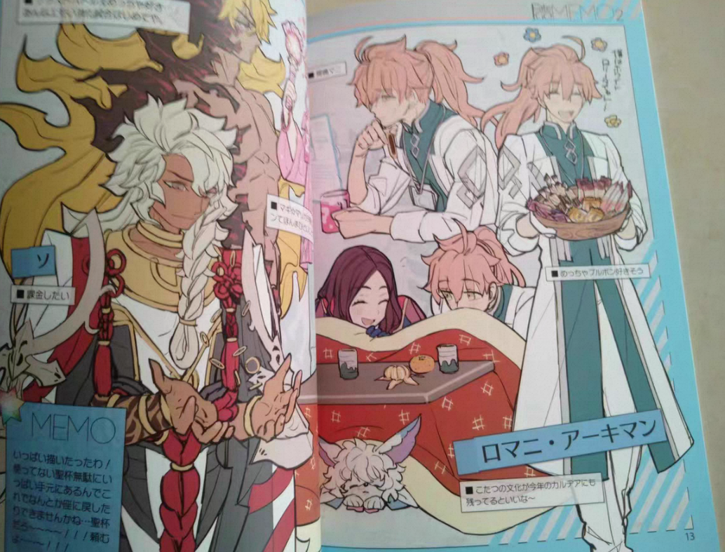 1 book Fate/GOMEMO 1 & 2 Art B - Anime Merchandise In Japanese ulasan dan harga