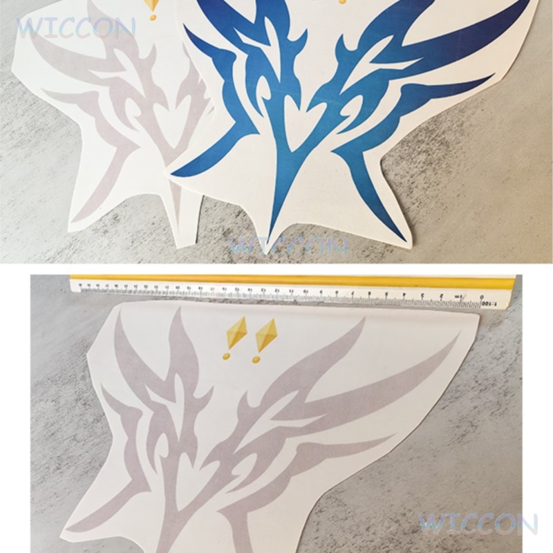 Face Stickers Custom Temporary - Anime Merchandise In Japanese ulasan dan harga