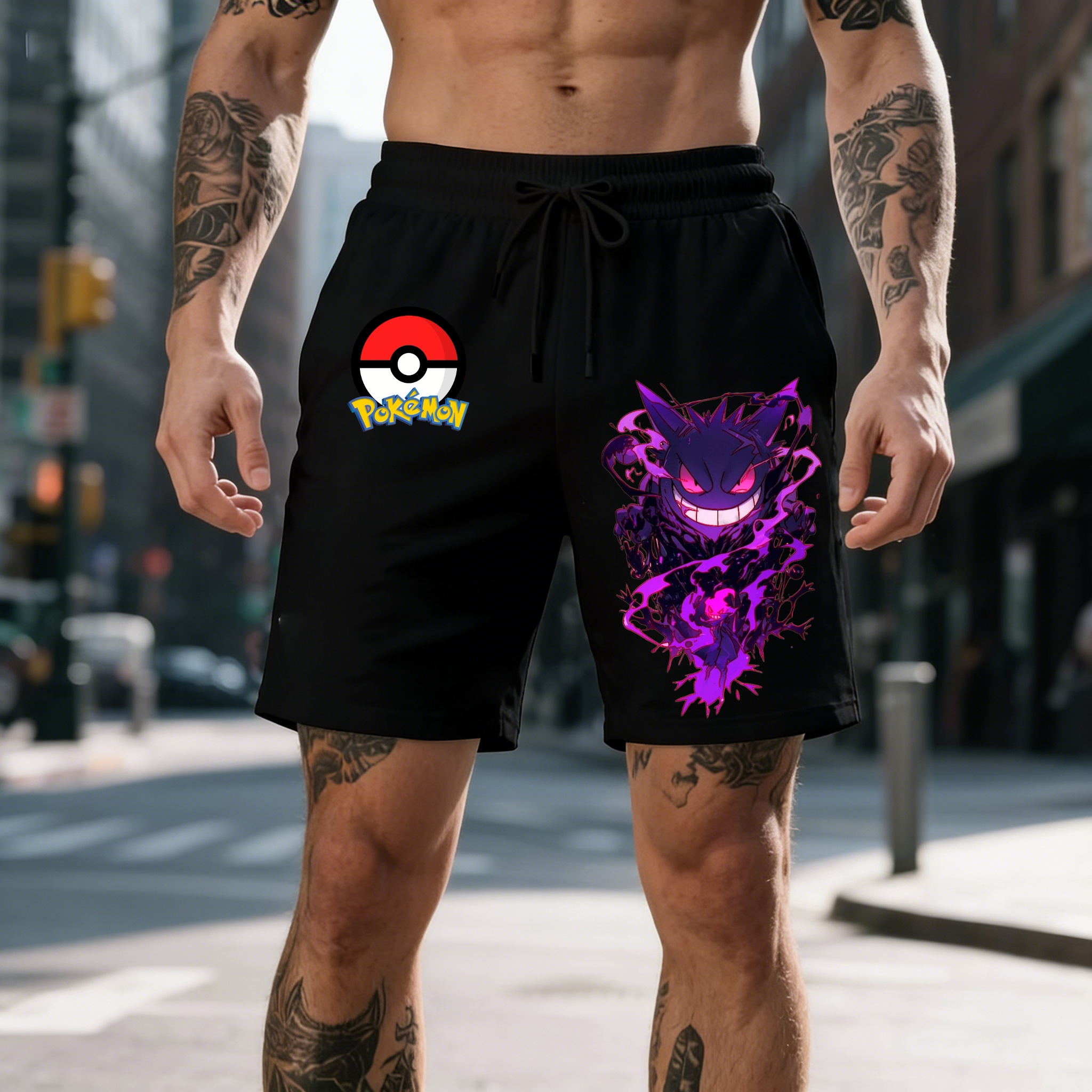 2026 Pokemon Gengar Print Shor - Anime Merchandise Store Japan ulasan dan harga