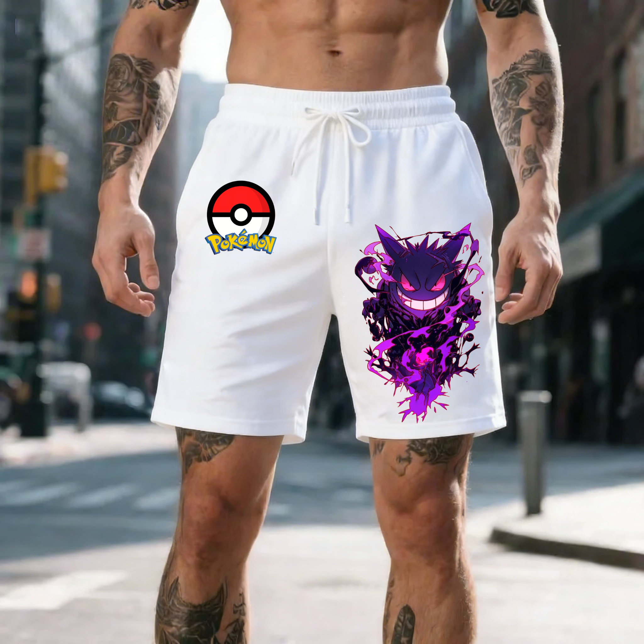 2026 Pokemon Gengar Print Shor - Anime Merchandise Store Japan ulasan dan harga