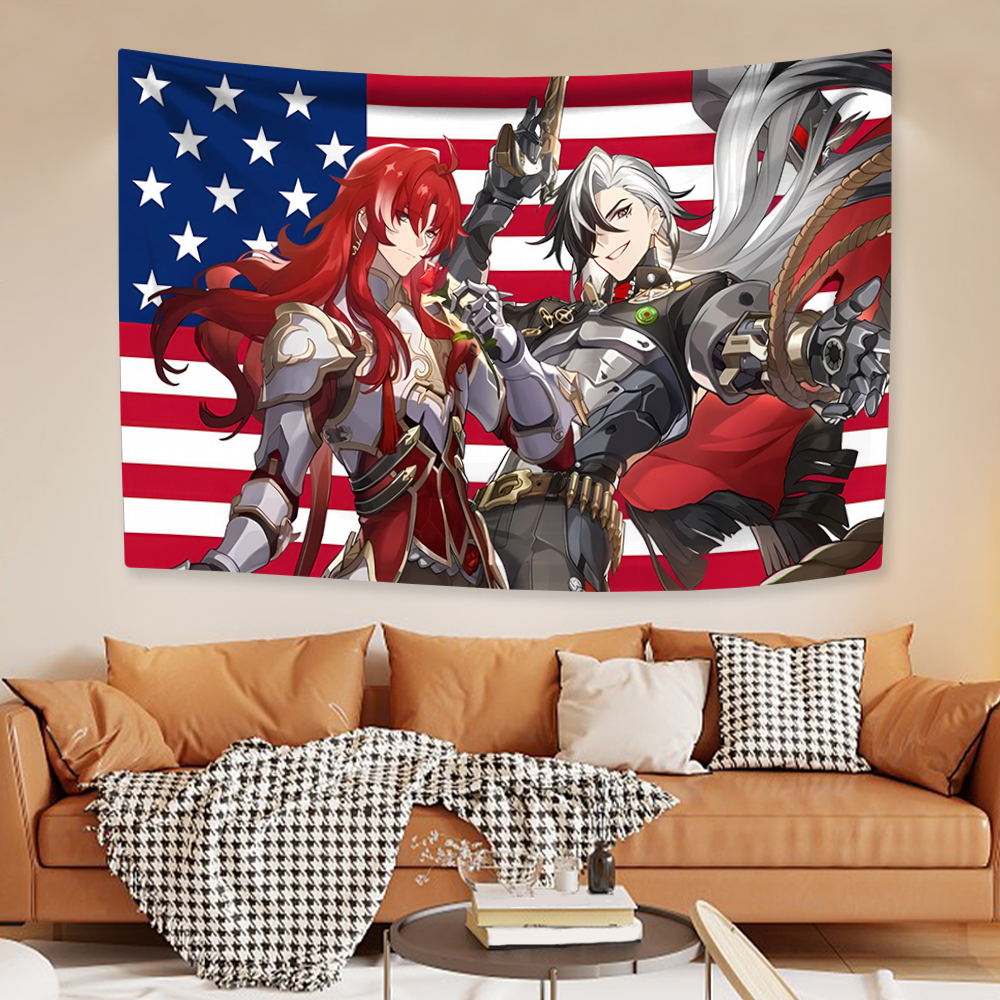 Game Tapestry Boothills And Ar - Wall Scroll Tapestry ulasan dan harga