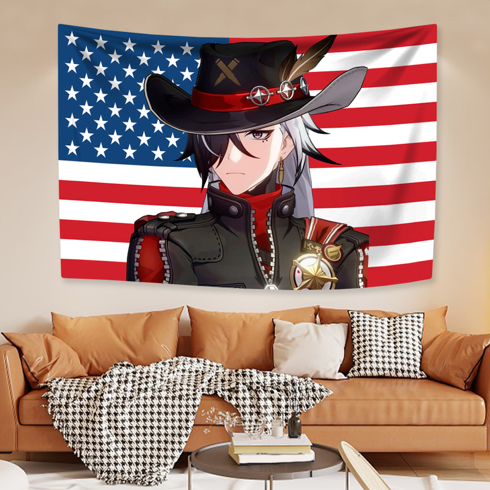Game Tapestry Boothills And Ar - Wall Scroll Tapestry ulasan dan harga
