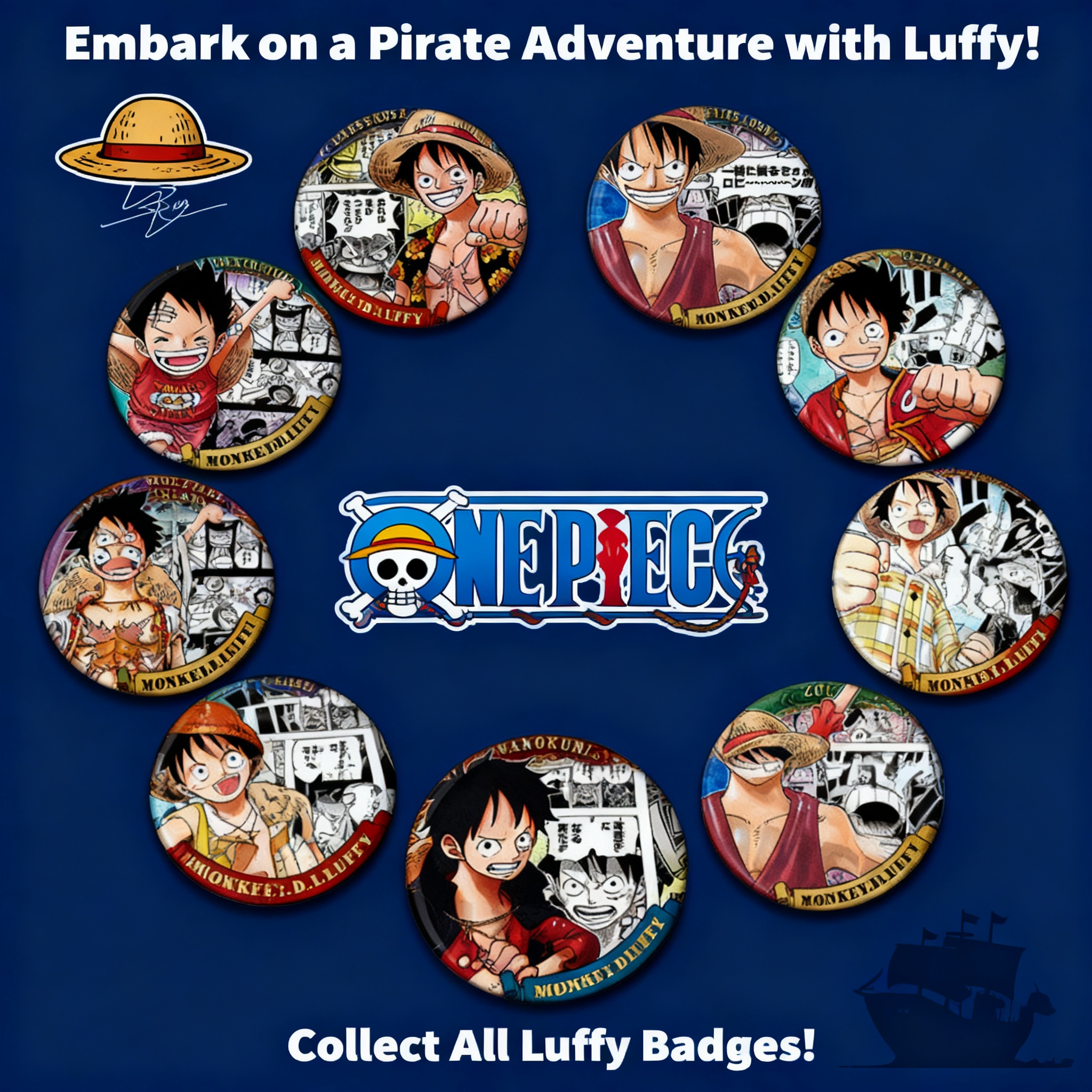 One Piece Anime Luffy Cosplay  - Anime Cosplay Merchandise ulasan dan harga