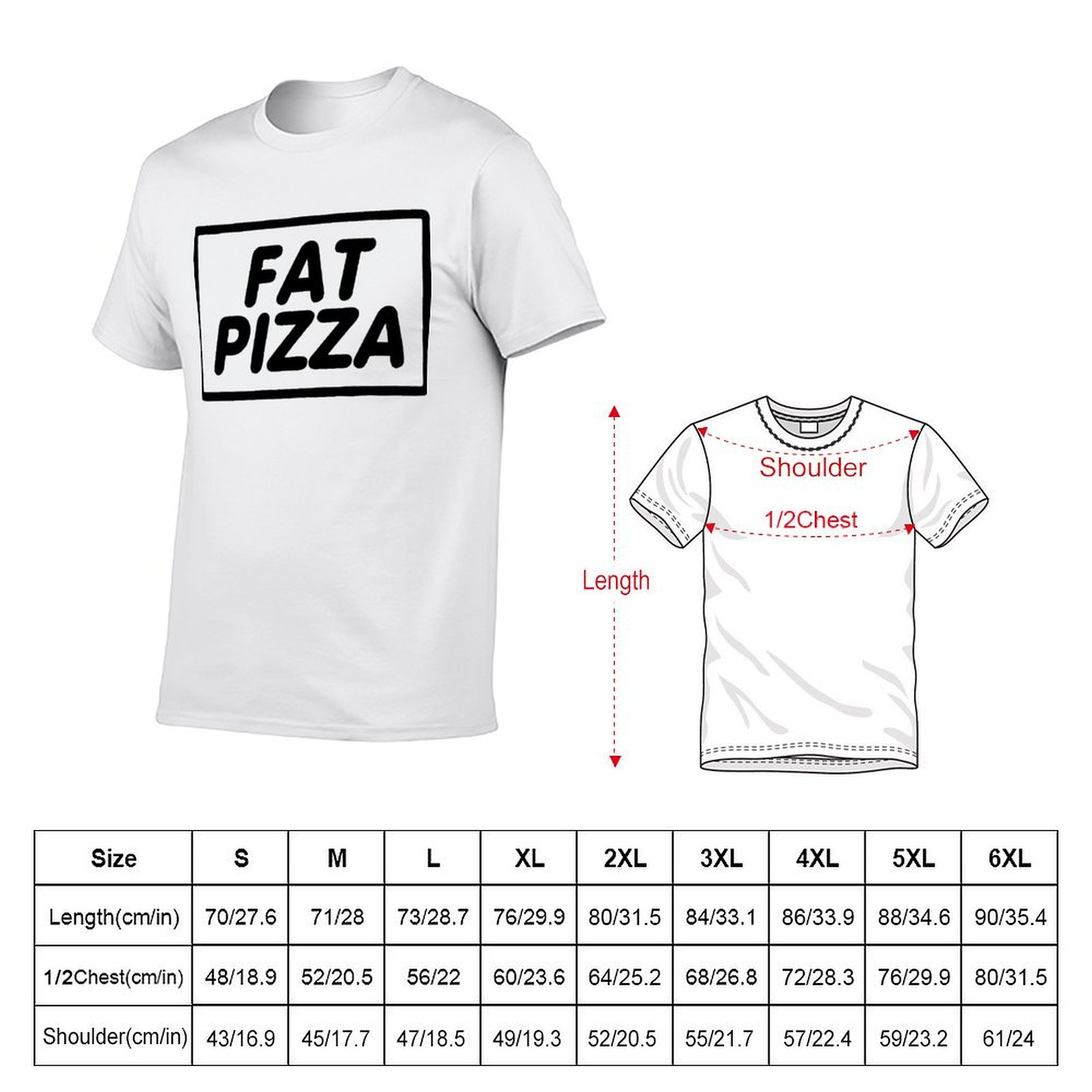 Fat Pizza Logo Merchandise T-S - Anime Merchandise Logo ulasan dan harga
