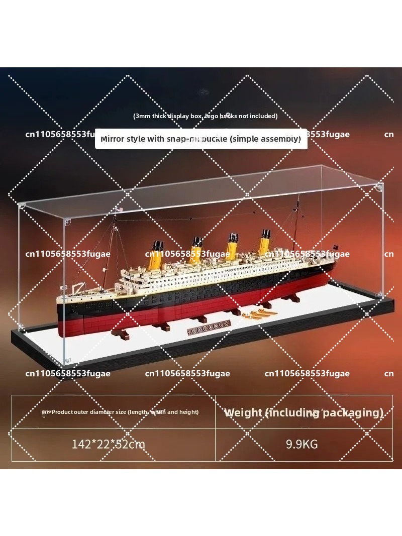 Suitable for 10294 Titanic mod - Figure Display Box ulasan dan harga