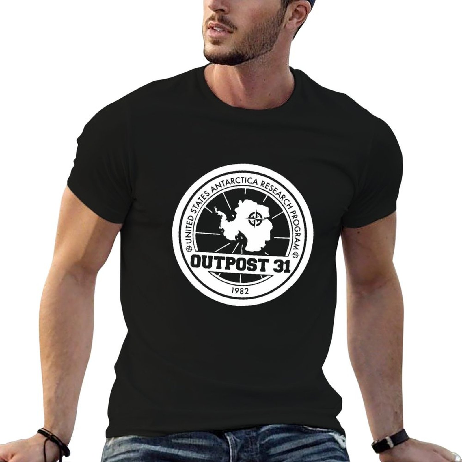 Outpost 31 Logo MERCHANDISE T- - Anime Merchandise Logo ulasan dan harga