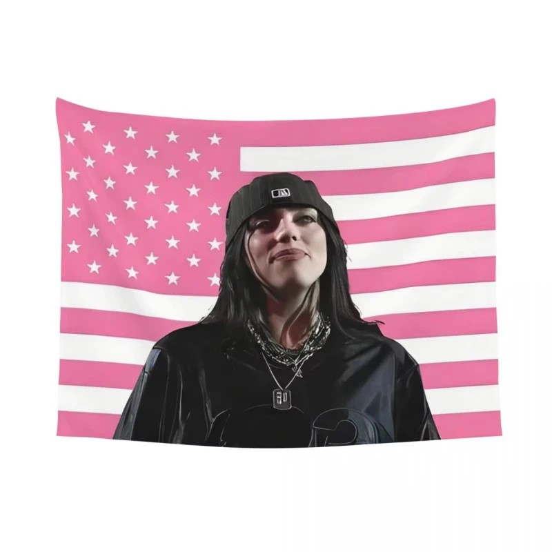 VIKAMA Billie Eilish Tapestry  - Wall Scroll Tapestry ulasan dan harga