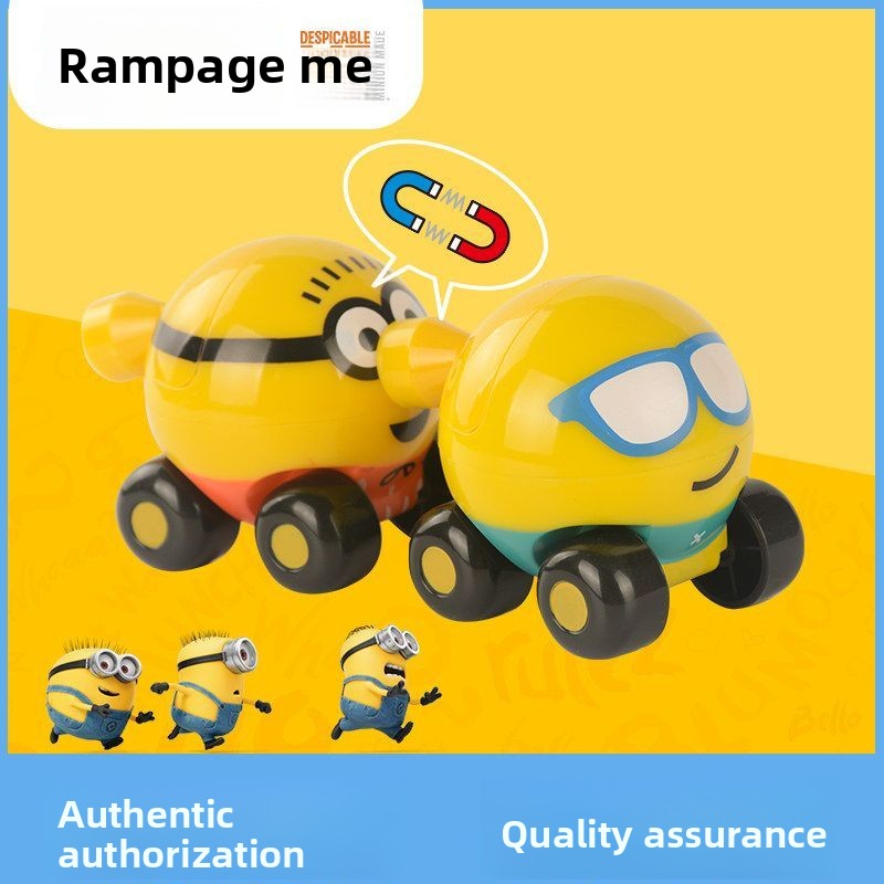Minions cartoon cute toy train - Anime Cosplay Merchandise ulasan dan harga