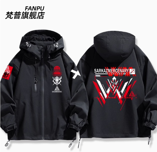 Anime Arknights W Windbreaker  - Windbreaker Anime Merchandise ulasan dan harga