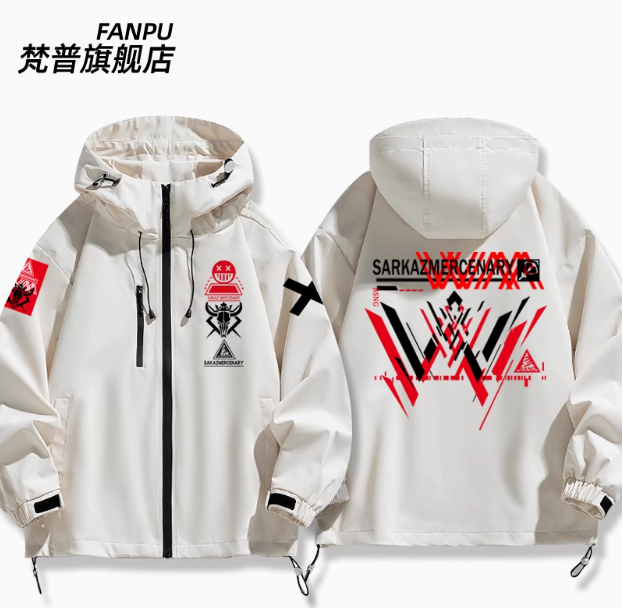 Anime Arknights W Windbreaker  - Windbreaker Anime Merchandise ulasan dan harga