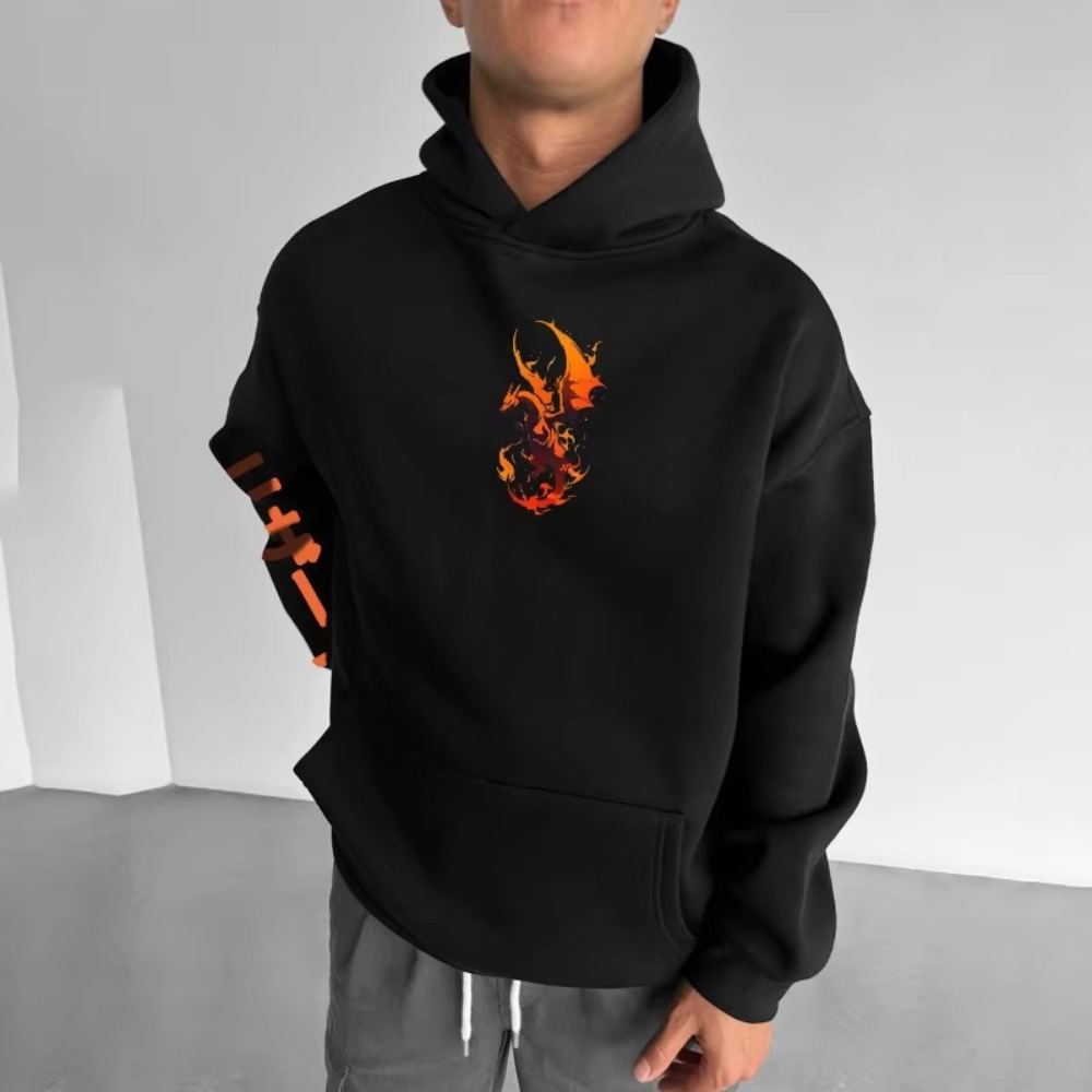 Pokemon Hoodie Charizard Print - Anime Merchandise Store Japan ulasan dan harga