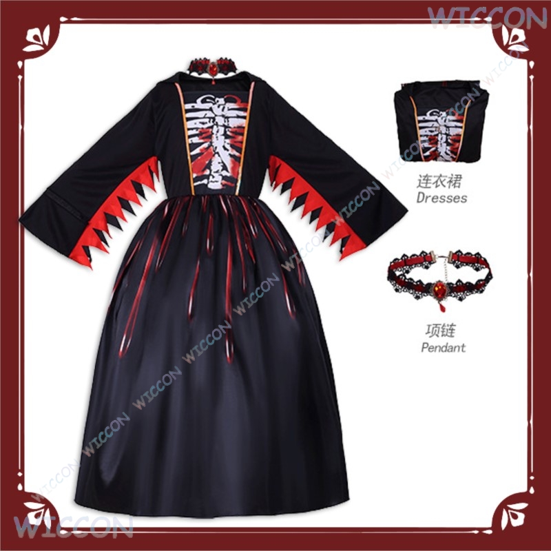 Halloween Witch Costume forGir - Anime Merchandise Dress ulasan dan harga