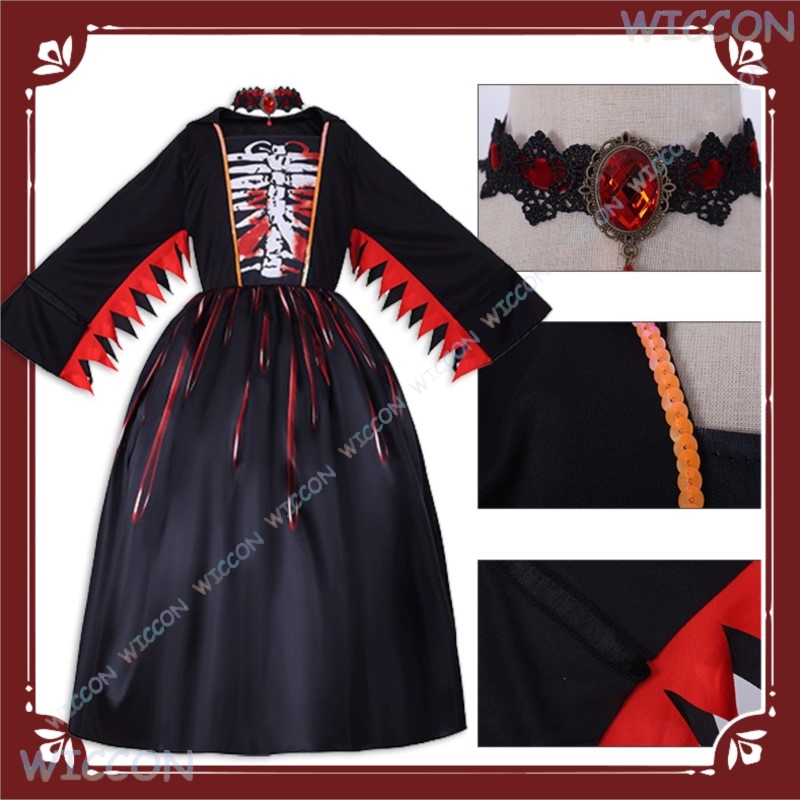 Halloween Witch Costume forGir - Anime Merchandise Dress ulasan dan harga